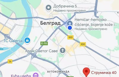 Long-term rental of a newly renovated 2-bedroom apartment in Vračar, Belgrade