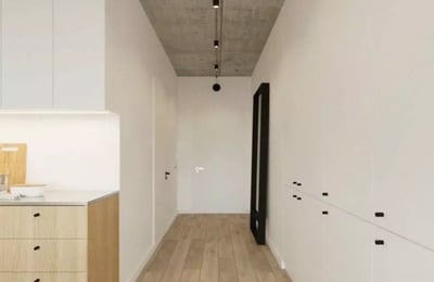 Long-term rental of a two-room apartment with a balcony at Browary Warszawskie, Wola, Warsaw