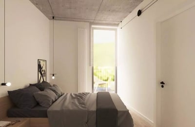 Long-term rental of a two-room apartment with a balcony at Browary Warszawskie, Wola, Warsaw