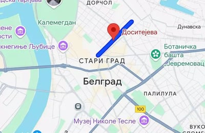 Alquiler a largo plazo de un apartamento de cuatro habitaciones en el centro de la ciudad, Belgrado