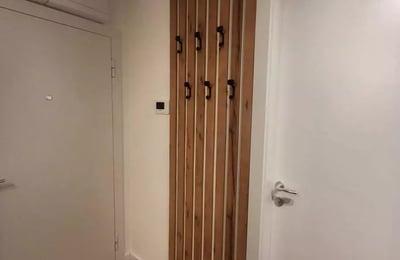 Alquiler a largo plazo de un nuevo apartamento de dos habitaciones en un complejo residencial de lujo, Nuevo Belgrado