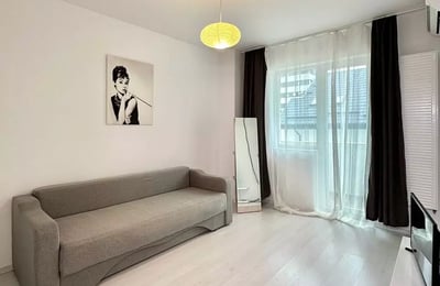 One-room apartment in a new building in Bucharest, long-term rental