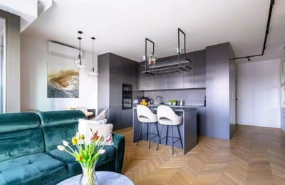 Long-term rental of a 3-room apartment, 67 m², ul. Wołoska, Mokotów, Warsaw
