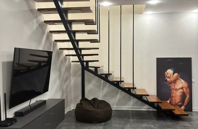 Long-term rental house in the suburbs of Batumi with a pool and yard