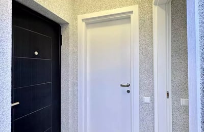 Long-term rental, Bucharest, Dudu: two-room apartment with a balcony and forest view