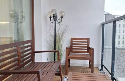 Long-term rental, Warsaw, Bielany district: 2-room apartment with a balcony