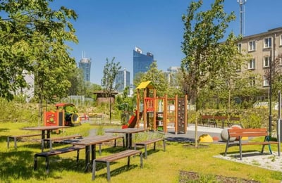 Long-term rental, Warsaw, Wola: 1-room apartment with a balcony