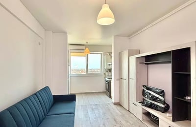 Long-term rental: one-bedroom apartment with studio kitchen, 5th floor, Militari Residence, Bucharest