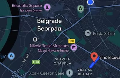 Long-term rental of a cozy two-bedroom apartment in the center of Vračar, Belgrade