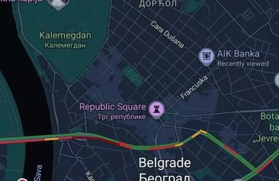 Долгосрочная аренда большой квартиры в Дорчоле, Белград, рядом с Калемегданом