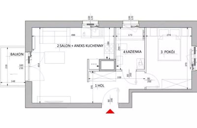 Long-term rental of a 2-bedroom apartment in Warsaw, Ursus district, ul. Kompanii AK „Goplana”