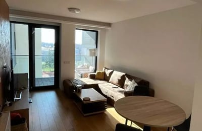 Long-term rental of a 2-rooms apartment in the premium residential complex "Sakura Park", New Belgrade