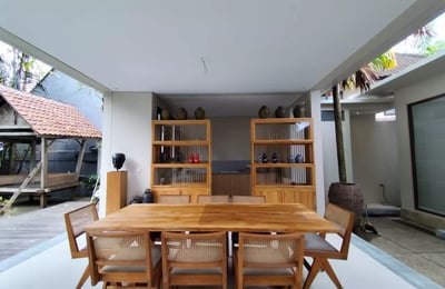 Long-term rental of a new villa with jungle view in Ubud, Bali, Kecamatan area