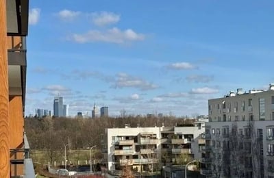 Long-term rental of a 3-bedroom apartment 72 m2 in Warsaw, Mokotów district