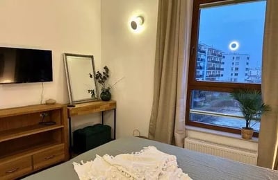 Long-term rental of a 3-rooms apartment 54 m2 in Warsaw, Wola district