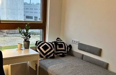 Long-term rental of a 3-rooms apartment 54 m2 in Warsaw, Wola district