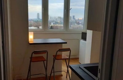 Long-term rental of a 1-room apartment in Ružinov district, Bratislava, Slovakia