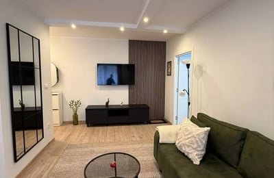 Long-term rental of a new 2-rooms apartment in central Belgrade, near Kalemegdan Fortress, Serbia