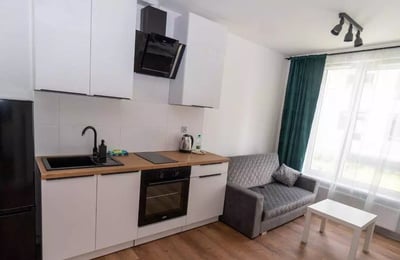 Long-term rental 21 m² high-standard apartment with 1 room and a courtyard in Prądnik Czerwony, Kraków