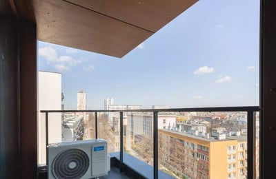 Long-term rental 31 m² high-standard apartment with 1 room, a balcony, and parking option in Prądnik Biały, Kraków