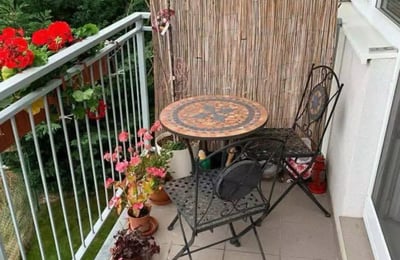 Long-term rental 1-room apartment (28 m² + 4 m² balcony) in Rača, Bratislava, Slovakia