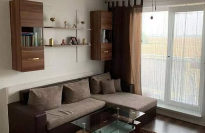 Long-term rental 1-room apartment (28 m² + 4 m² balcony) in Rača, Bratislava, Slovakia