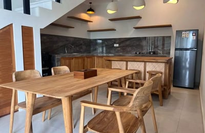 Long-term rental newly built villa with rice field view in Ubud, Bali