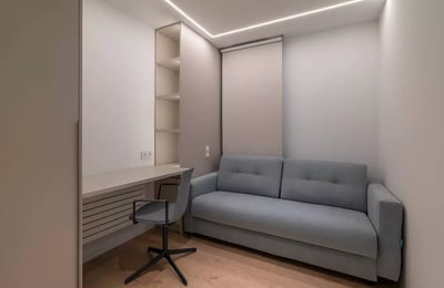 Spacious designer apartment for long-term rent with Sagrada Familia view in Barcelona