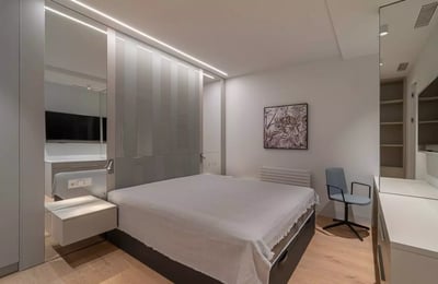 Spacious designer apartment for long-term rent with Sagrada Familia view in Barcelona