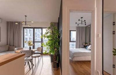 Долгосрочная аренда современной 2-комнатной квартиры в районе Воля, Варшава