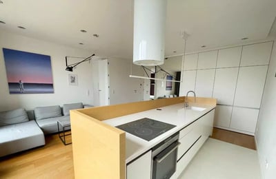 Long-term rental 2-room apartment in a gated complex, Mokotów, Warsaw