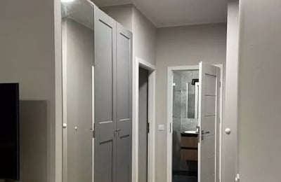 Long-term rental 2-room apartment in a modern gated community, Mokotów, Warsaw