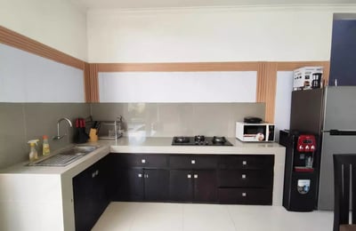 Long-term rental New villa with a gazebo and rice field view in, Ubud, Sayan, Indonesia