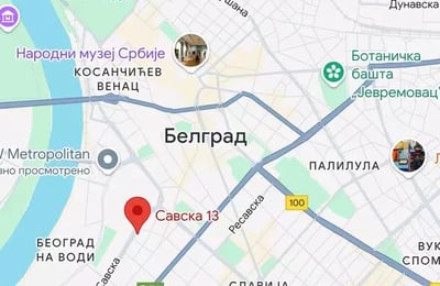 Long-term rental Two-room apartment in Belgrade opposite the Waterfront and Galleria Mall