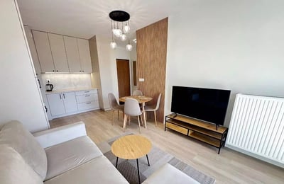 Long-term rental of a modern two-room apartment with a balcony in Prądnik Biały, Kraków