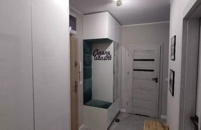 Long-term rental of a new 3-room apartment with parking and internet in Klecina, Wrocław