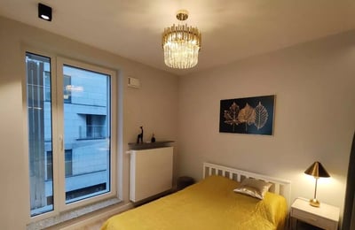 Long-term rental stylish 2-room apartment with balcony in Zabłocie, Kraków