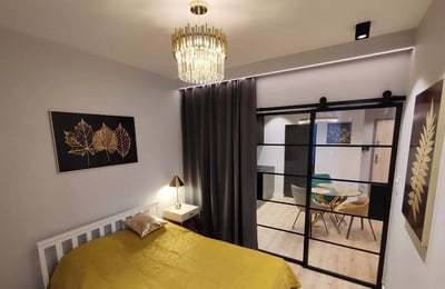 Long-term rental stylish 2-room apartment with balcony in Zabłocie, Kraków