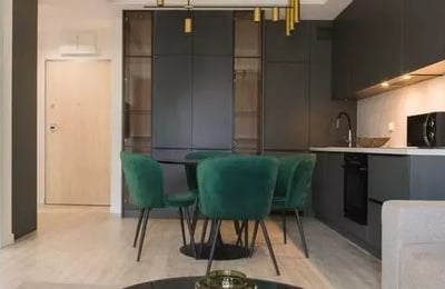 Long-term rental 2-room apartment in a prestigious complex on Księcia Witolda St, Wrocław