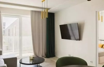 Long-term rental 2-room apartment in a prestigious complex on Księcia Witolda St, Wrocław