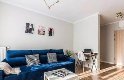 Long-term rental 31 m² studio with balcony & garage in a new building on Braniborska St, Wrocław