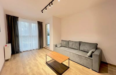 Long-term rental brand-new 2-room apartment in modern 2024 complex on Sienkiewicza, Wrocław
