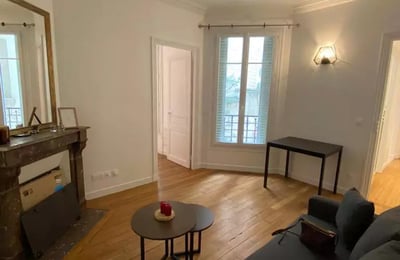 Long-term rental 2-room apartment 33m² in the 17th district of Paris