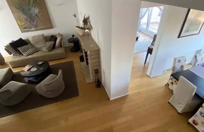 Long-term rental two-level penthouse in Vračar, Belgrade, Serbia