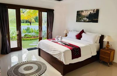 Long-term rental brand new Villa with rice field view – Ubud, Indonesia