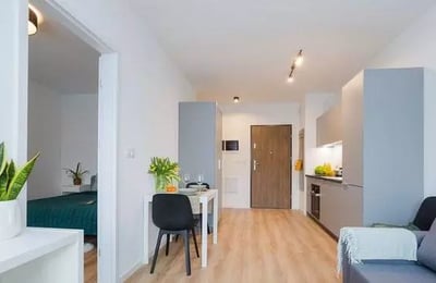 Long-term rental modern 2-room apartment in Jagodno, Wrocław