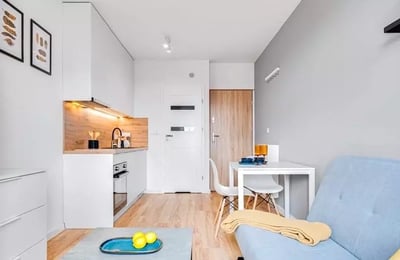 Long-term rent cozy studio in Gaj, Wrocław (Pet-Friendly)