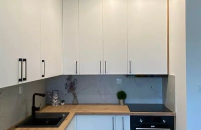 Long-term rental 2-room apartment with balcony and AC in Wrocław