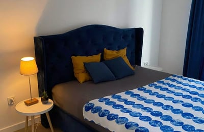 Long-term rental 2-room apartment with balcony and AC in Wrocław