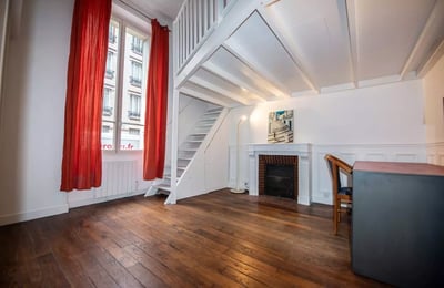 Long-term rental cozy 2-room apartment with mezzanine in Boulogne-Billancourt, Paris